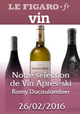 FIGARO – Notre sélection de vins d’après ski – Romy DUCOULOMBIER