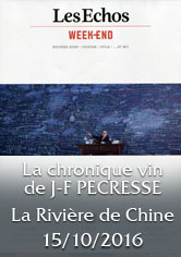 LES ECHOS – La Rivière de Chine – Jean-Francis PECRESSE