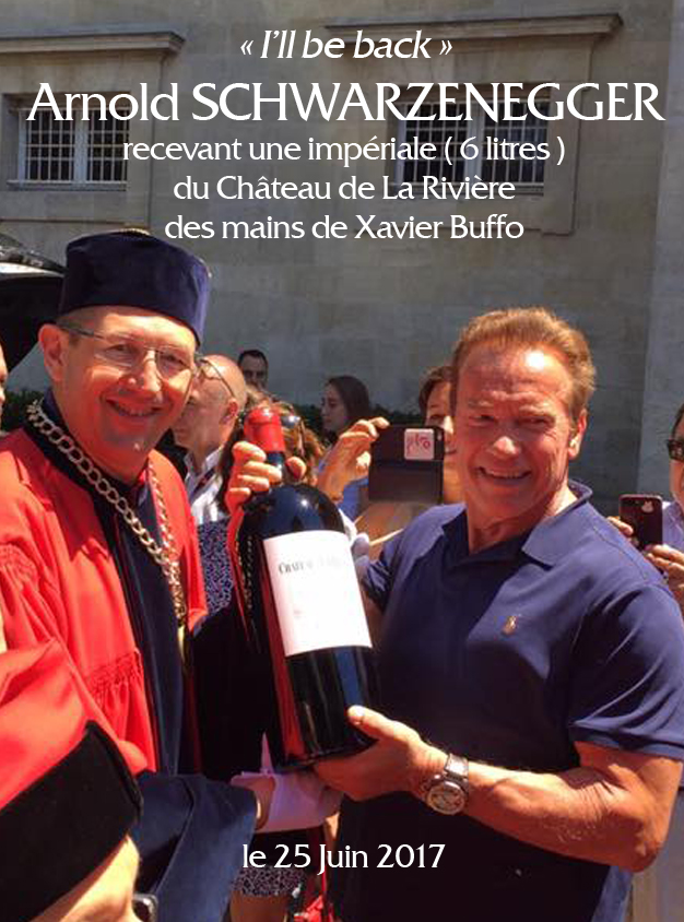 Arnold Schwarzenegger à Libourne Fête le Vin