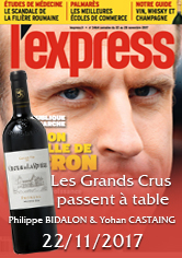 L’EXPRESS – Les Grands Crus passent à table – Philippe BIDALON & Yohan CASTAING