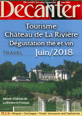 DECANTER – Château de La Rivière Tourisme, Thé et Vin