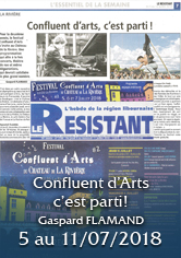 LE RÉSISTANT – Confluent d’Arts, c’est parti ! – Gaspard FLAMAND