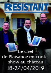 LE RÉSISTANT – Le Chef de Plaisance, Ronan Kervarrec, en cook-show au Château – Anne CAZAUBON
