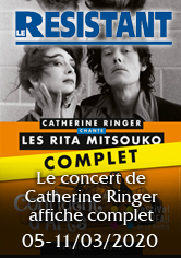 LE RÉSISTANT – Le concert de Catherine Ringer affiche complet – Anne CAZAUBON