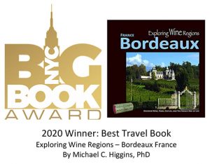 Book Award New-York City Best Travel Book : Winner 2020 Exploring Wine Regions by Michael-C Higgins cover le Château de La Rivière à Fronsac